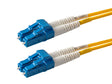 SpeedyFiberTX  LC/UPC to LC/UPC Single-Mode Duplex  Fiber Patch Cable | Corning SMF-28 Ultra Fiber | OS1/OS2 Compatible