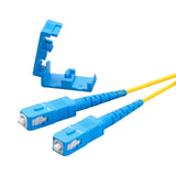 SpeedyFiberTX Low Loss 0.15dB LC/UPC to SC/UPC Single-Mode Duplex Fiber Patch Cable | Corning SMF-28 Ultra Fiber | OS1/OS2 Compatible | LSZH Jacket