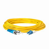 【博光通訊】電信級低插損 0.15dB 單模雙工 LC/UPC to ST/UPC 光纖跳線 | 康寧纖芯 | OFNP 外被