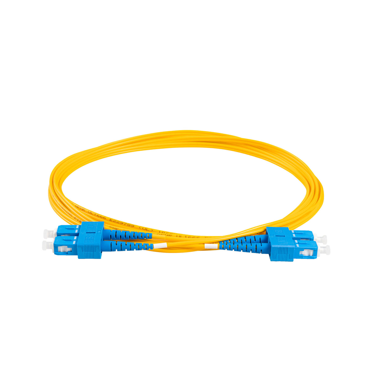 【博光通訊】電信級 0.2dB 單模雙工 SC/UPC to SC/UPC 光纖跳線 | 康寧纖芯 | OFNP 外被