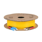 0.2dB SC/UPC to ST/UPC Single-mode Duplex Fiber Patch Cable | Corning SMF-28 Ultra Fiber | Red and Black Boots | OS1/OS2 Compatible | OFNR Jacket