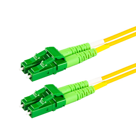 SpeedyFiberTX  LC/APC to LC/APC Single-Mode Duplex  Fiber Patch Cable | Corning SMF-28 Ultra Fiber | OS1/OS2 Compatible