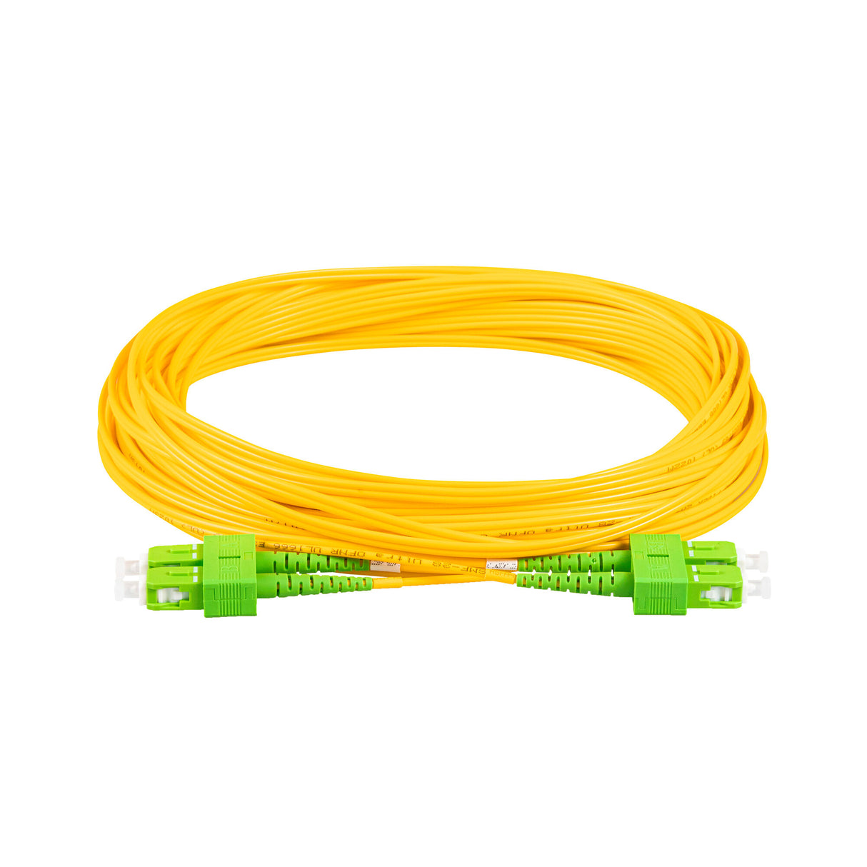 【博光通訊】電信級 0.2dB 單模雙工 SC/APC to SC/APC 光纖跳線 | 康寧纖芯 | OFNP 外被