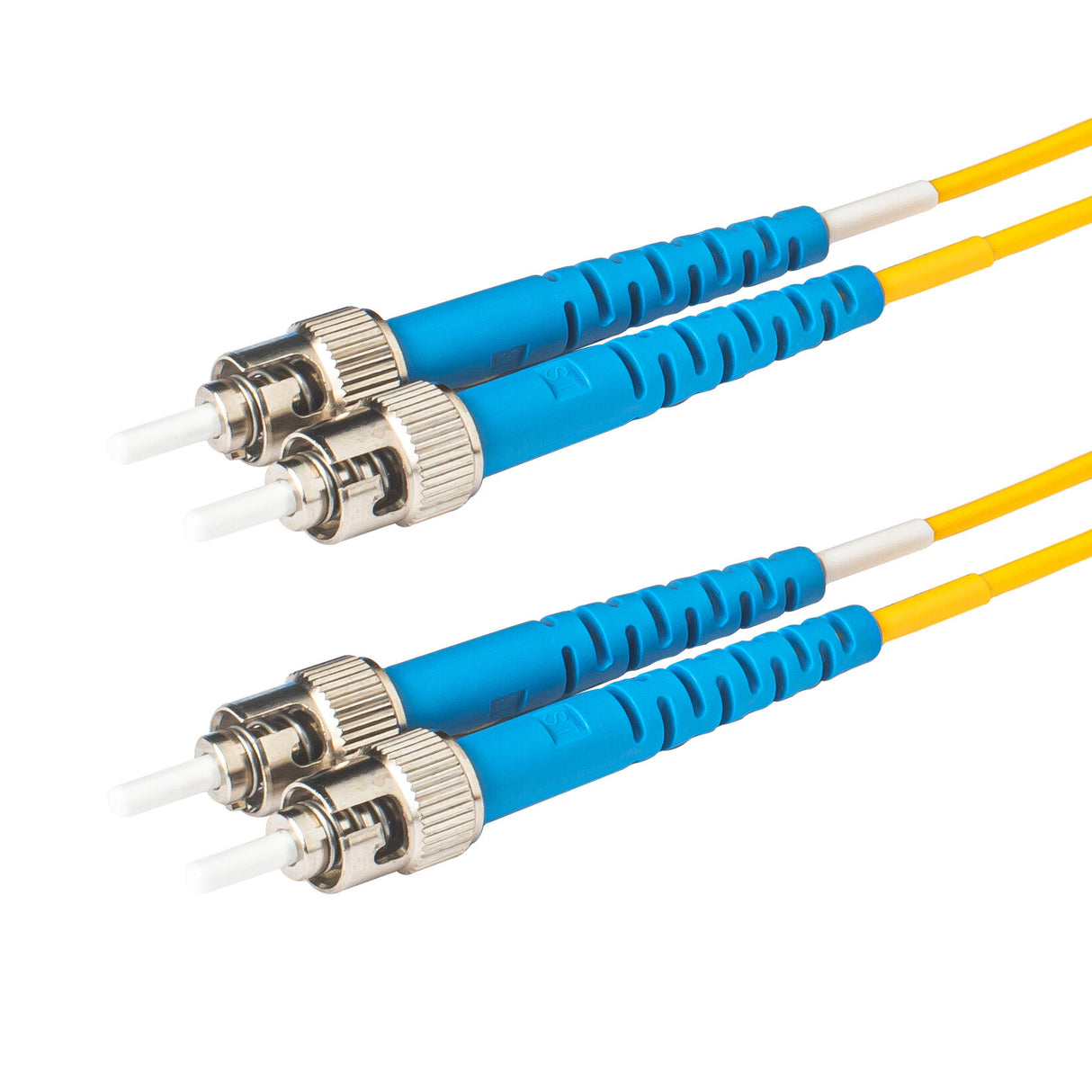 SpeedyFiberTX  ST/UPC to ST/UPC Single-Mode Duplex  Fiber Patch Cable | Corning SMF-28 Ultra Fiber | OS1/OS2 Compatible