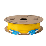 0.2dB SC/UPC to SC/UPC Single-mode Duplex Fiber Patch Cable | Corning SMF-28 Ultra Fiber | Blue and White Boots | OS1/OS2 Compatible | OFNR Jacket