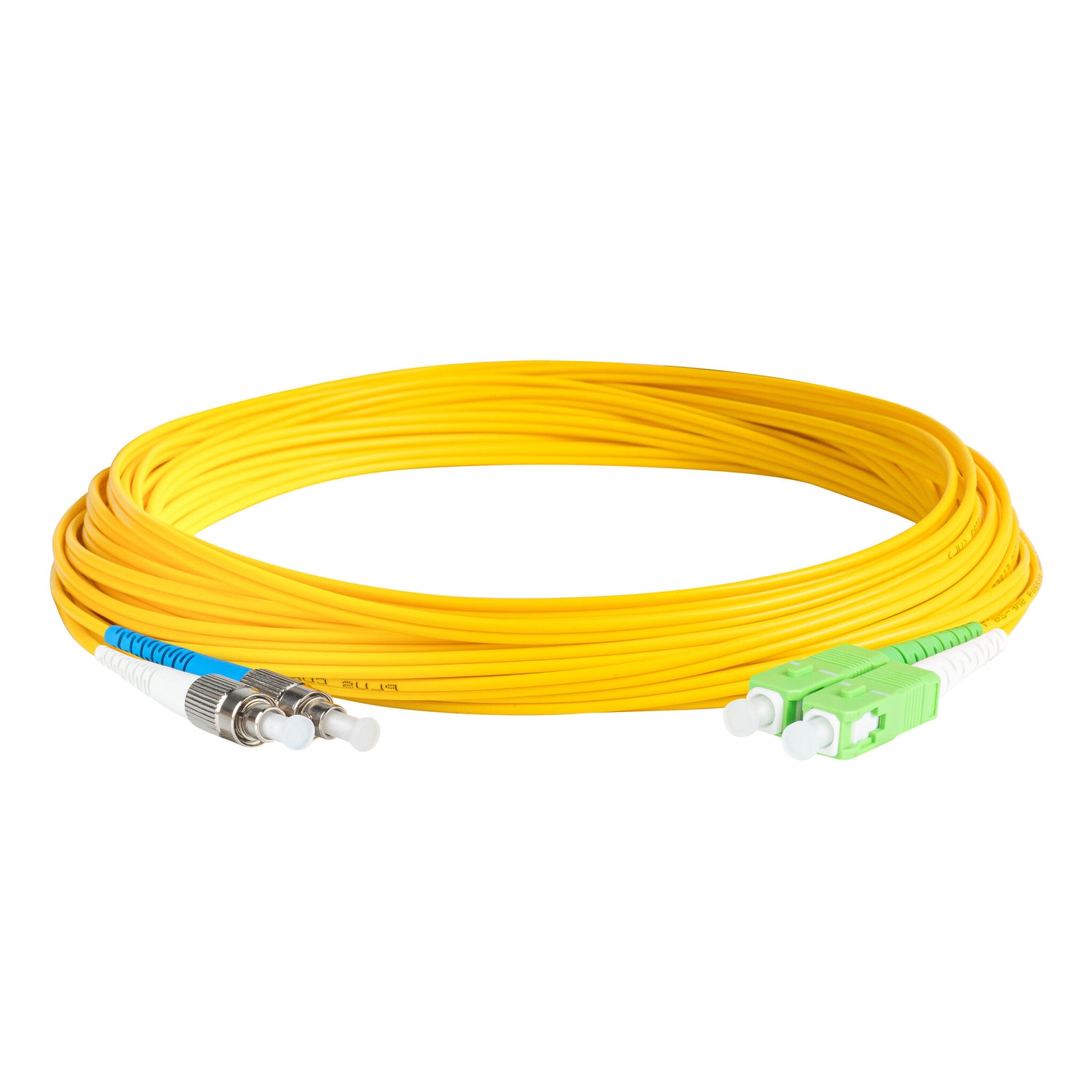 Ultra Low Loss 0.1dB SC/APC to FC/UPC Single-mode Duplex Fiber Patch C ...