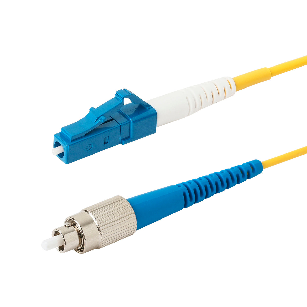 SpeedyFiberTX  LC/UPC to FC/UPC Single-Mode Simplex  Fiber Patch Cable | Corning SMF-28 Ultra Fiber | OS1/OS2 Compatible