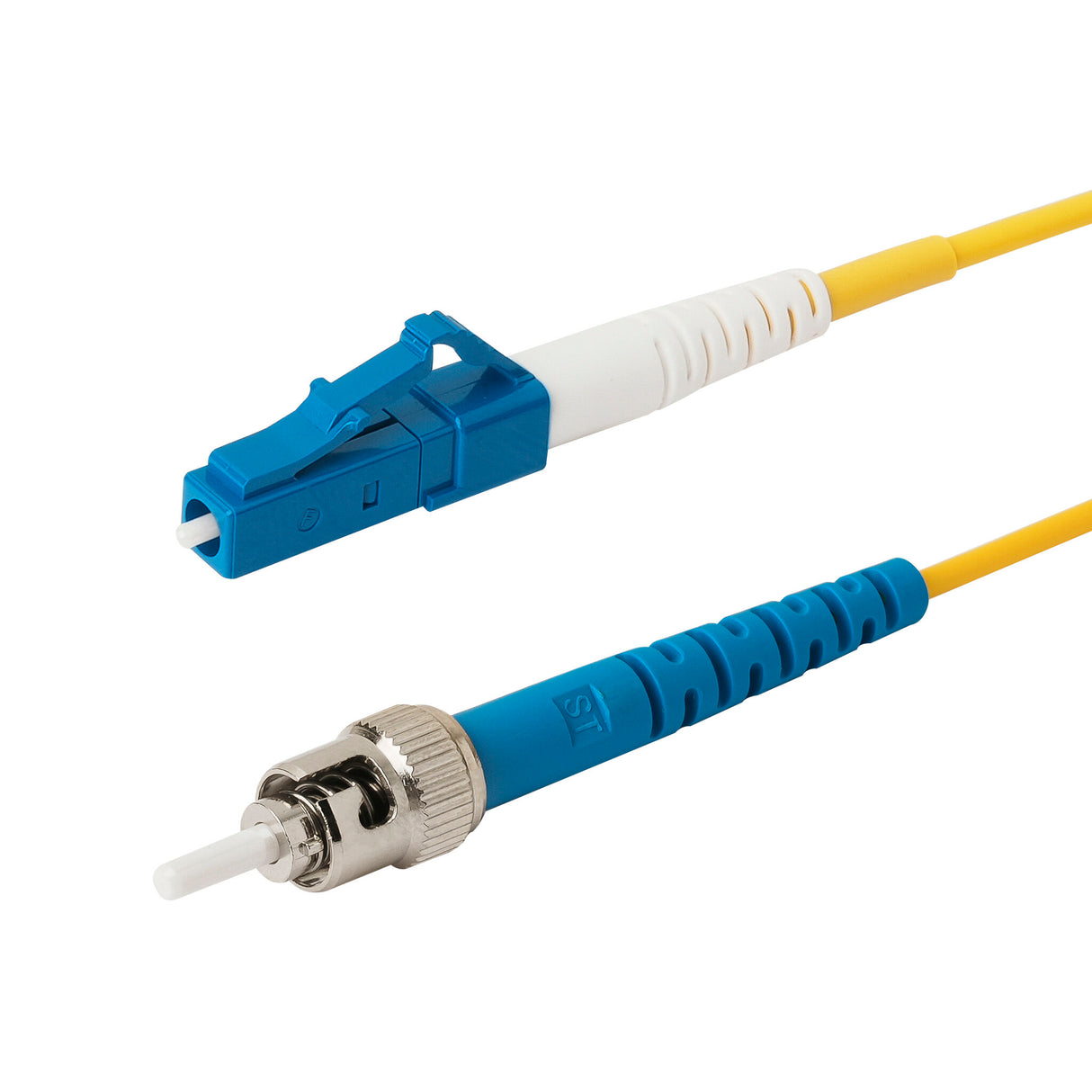 SpeedyFiberTX  LC/UPC to ST/UPC Single-Mode Simplex  Fiber Patch Cable | Corning SMF-28 Ultra Fiber | OS1/OS2 Compatible