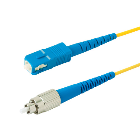SpeedyFiberTX  SC/UPC to FC/UPC Single-Mode Simplex  Fiber Patch Cable | Corning SMF-28 Ultra Fiber | OS1/OS2 Compatible