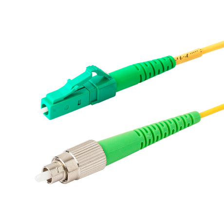 SpeedyFiberTX  LC/APC to FC/APC Single-Mode Simplex  Fiber Patch Cable | Corning SMF-28 Ultra Fiber | OS1/OS2 Compatible