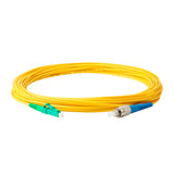 【博光通訊】電信級低插損 0.1dB 單模單工 LC/APC to FC/UPC 光纖跳線 | 康寧纖芯 | OFNP 外被