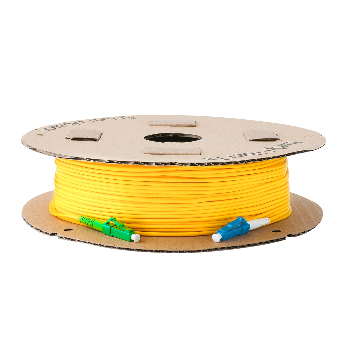 【博光通訊】電信級低插損 0.1dB 單模單工 LC/APC to LC/UPC 光纖跳線 | 康寧纖芯 | OFNP 外被