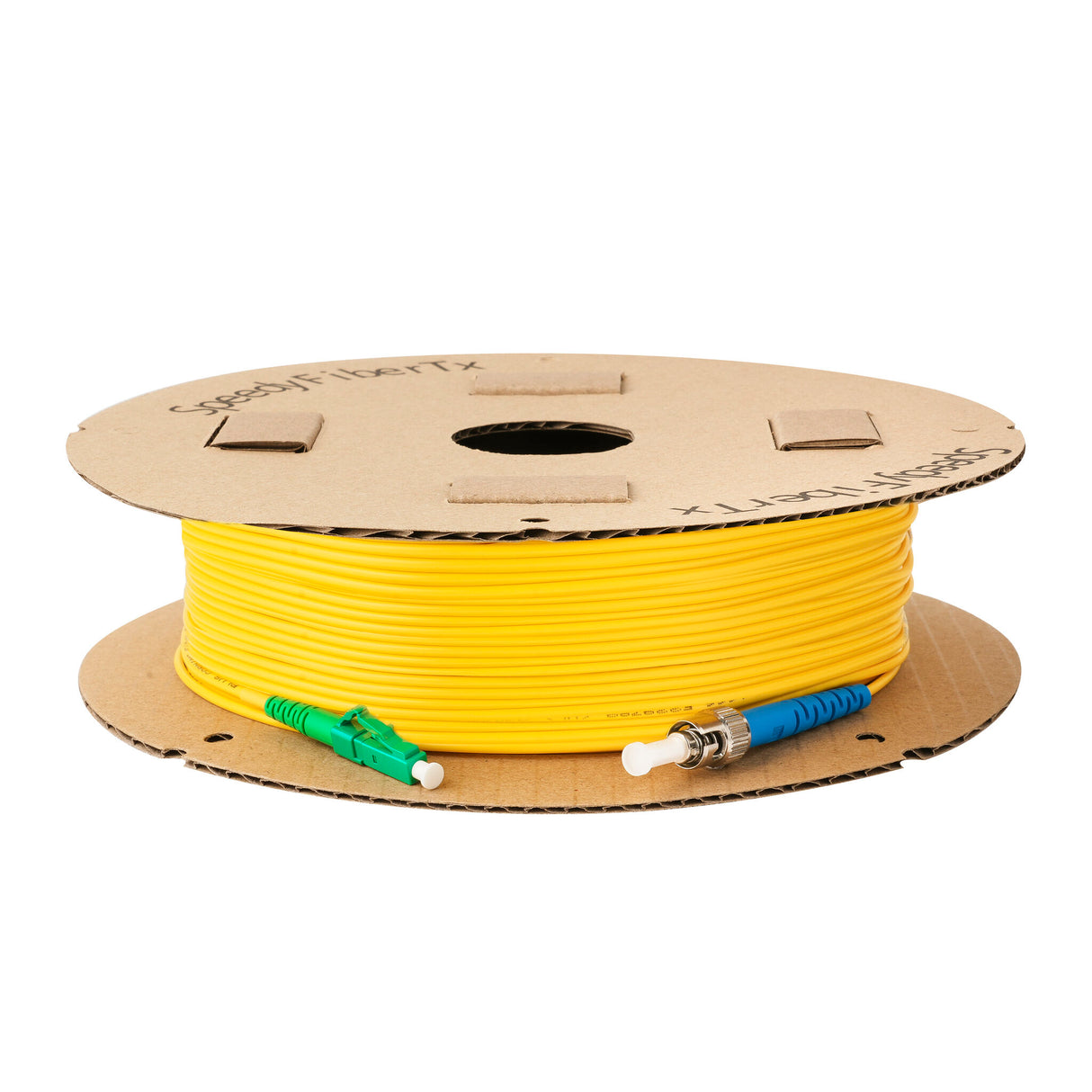 【博光通訊】電信級低插損 0.15dB 單模單工 LC/APC to ST/UPC  光纖跳線 | 康寧纖芯 | LSZH 低煙無鹵外被