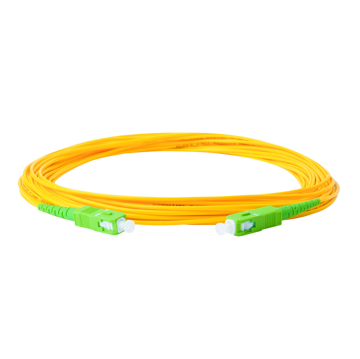 【博光通訊】電信級低插損 0.1dB 單模單工 SC/APC to SC/APC 光纖跳線 | 康寧纖芯 | LSZH 低煙無鹵外被