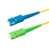 SpeedyFiberTX  SC/APC to SC/UPC Single-Mode Simplex  Fiber Patch Cable | Corning SMF-28 Ultra Fiber | OS1/OS2 Compatible