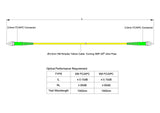 【博光通訊】電信級低插損 0.15dB 單模單工 FC/APC to FC/APC 光纖跳線 | 康寧纖芯 | LSZH 低煙無鹵外被