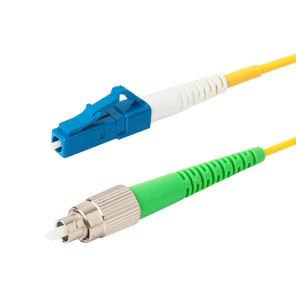 SpeedyFiberTX  FC/APC to LC/UPC Single-Mode Simplex  Fiber Patch Cable | Corning SMF-28 Ultra Fiber | OS1/OS2 Compatible