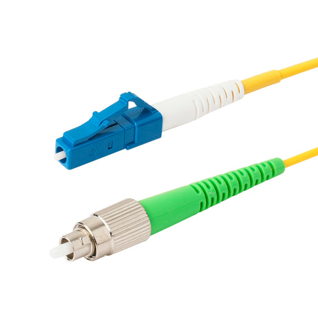 SpeedyFiberTX  FC/APC to LC/UPC Single-Mode Simplex  Fiber Patch Cable | Corning SMF-28 Ultra Fiber | OS1/OS2 Compatible