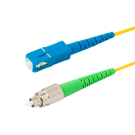 SpeedyFiberTX  FC/APC to SC/UPC Single-Mode Simplex  Fiber Patch Cable | Corning SMF-28 Ultra Fiber | OS1/OS2 Compatible