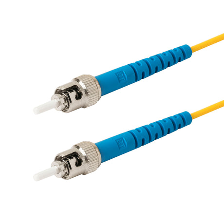 SpeedyFiberTX  ST/UPC to ST/UPC Single-Mode Simplex  Fiber Patch Cable | Corning SMF-28 Ultra Fiber | OS1/OS2 Compatible