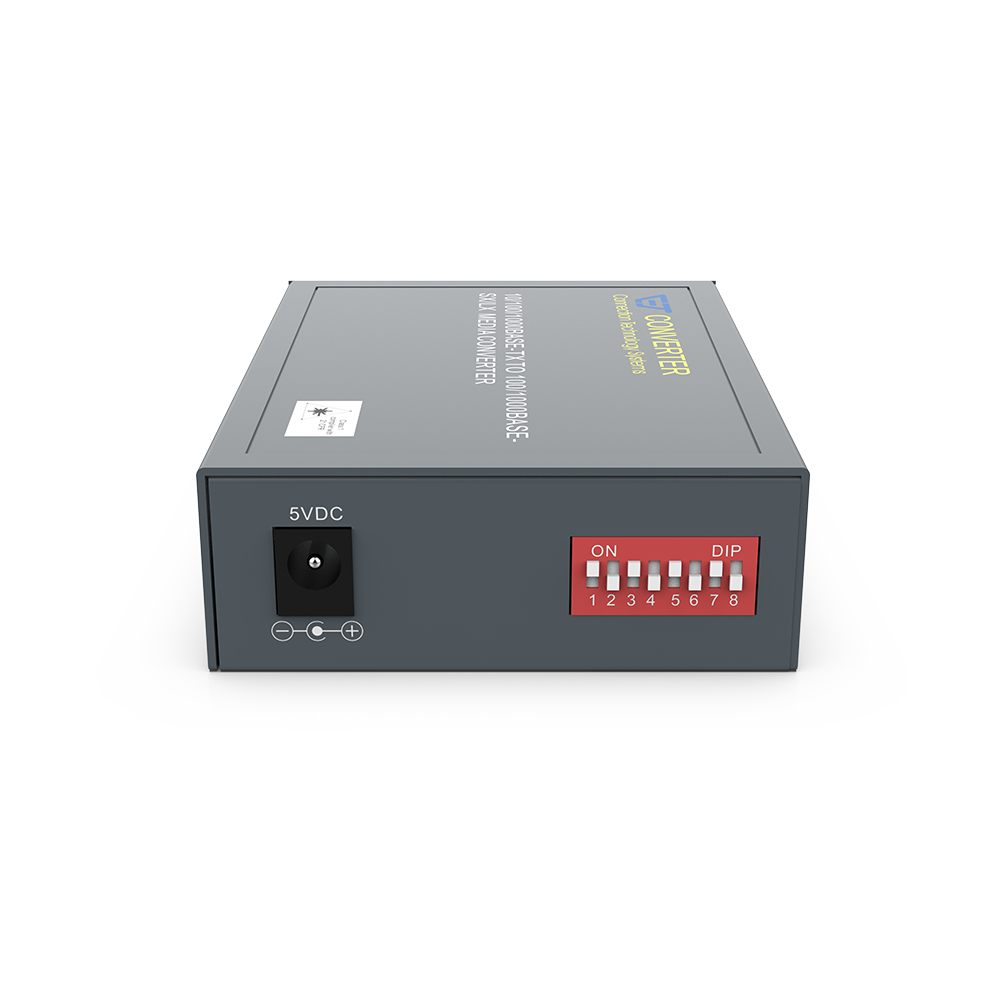 Low Power Consumption Gigabit Ethernet Compact Media Converter - TAA