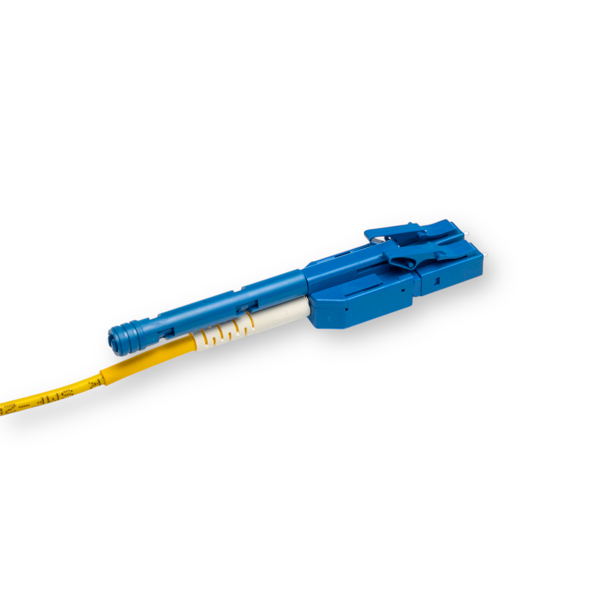 Push-Pull Tab Uniboot Low Loss 0.15dB Single-mode LC/UPC to LC/UPC Fiber Patch Cable | Polarity Switchable | Corning SMF-28 Ultra Fiber | OS1/OS2 Compatible | OFNR Jacket | Speedy Model A Push-Pull Tab Uniboot