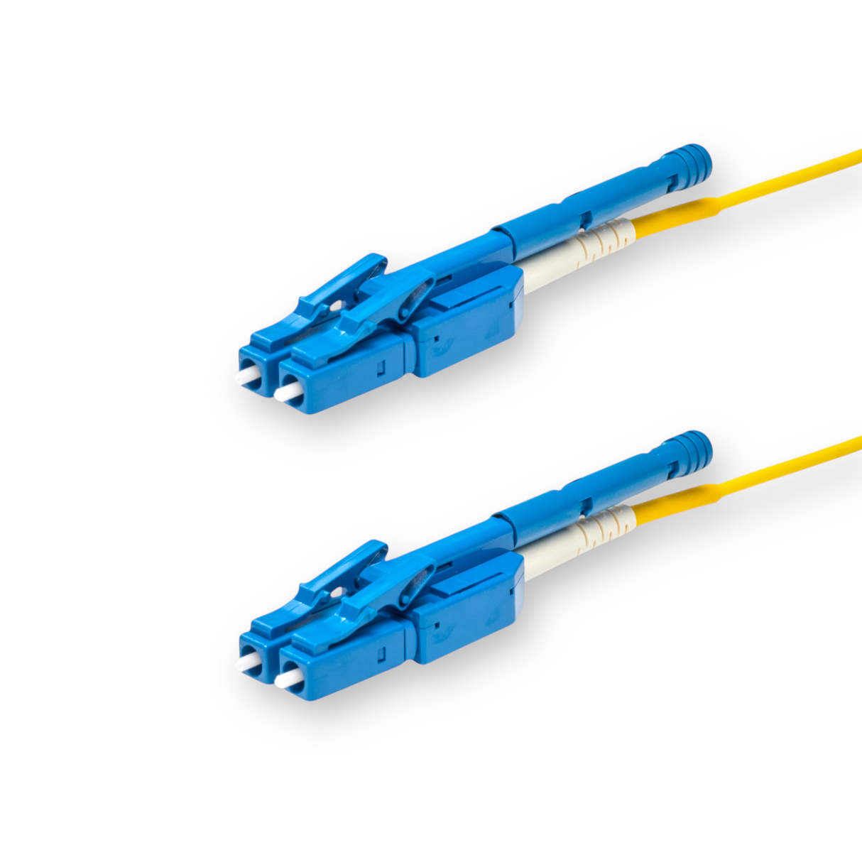 Push-Pull Tab Uniboot Low Loss 0.15dB Single-mode LC/UPC to LC/UPC Fiber Patch Cable | Polarity Switchable | Corning SMF-28 Ultra Fiber | OS1/OS2 Compatible | OFNR Jacket | Speedy Model A Push-Pull Tab Uniboot