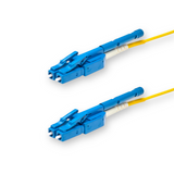 Push-Pull Tab Uniboot Low Loss 0.15dB Single-mode LC/UPC to LC/UPC Fiber Patch Cable | Polarity Switchable | Corning SMF-28 Ultra Fiber | OS1/OS2 Compatible | OFNR Jacket | Speedy Model A Push-Pull Tab Uniboot