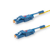 Push-Pull Tab Uniboot Ultra Low Loss 0.1dB Single-mode LC/UPC to LC/UPC Fiber Patch Cable | Polarity Switchable | Corning SMF-28 Ultra Fiber | OS1/OS2 Compatible | OFNP Jacket | Speedy Model O Push-Pull Tab Uniboot