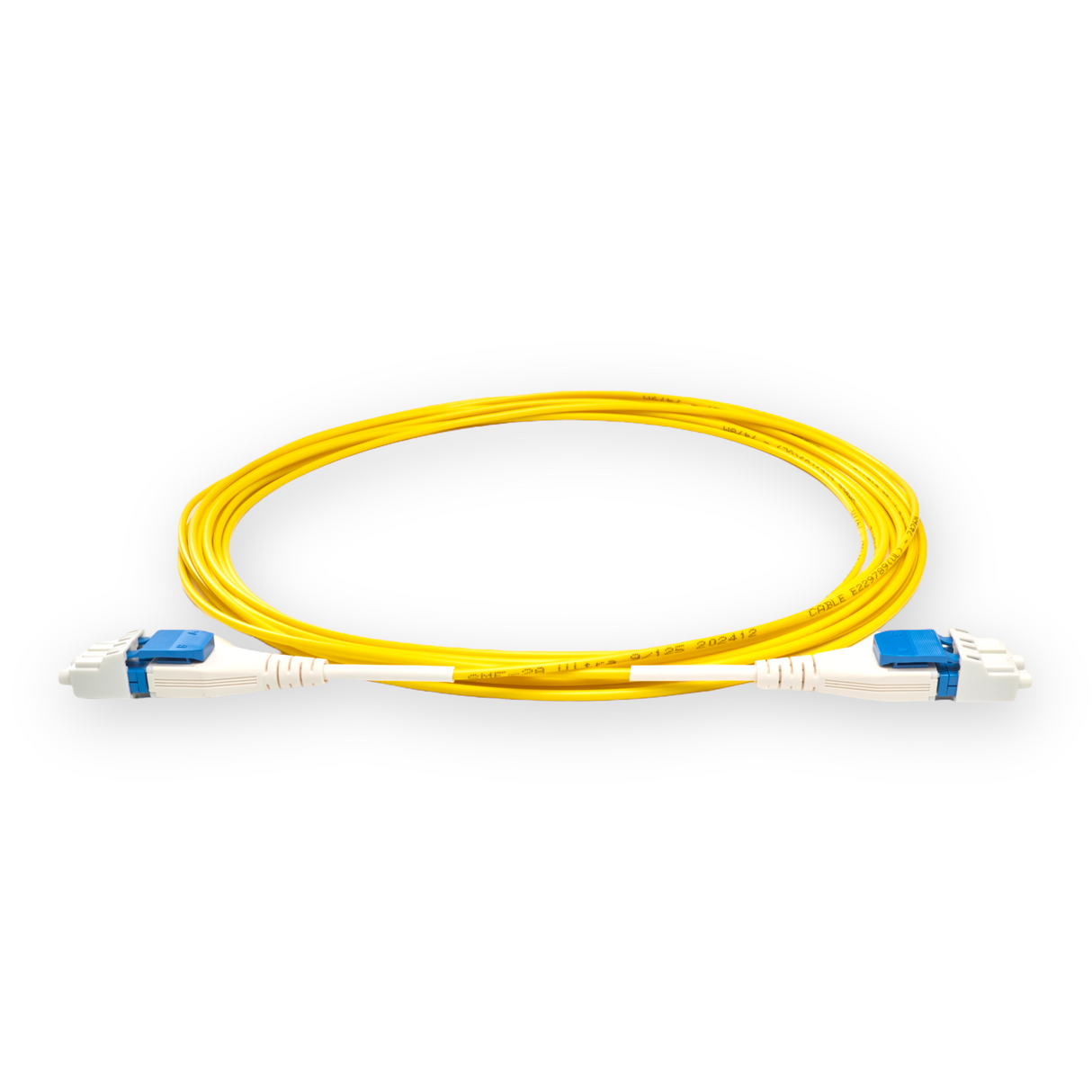 Uniboot Low Loss 0.15dB Single-mode LC/UPC to LC/UPC Fiber Patch Cable | Polarity Switchable | Corning SMF-28 Ultra Fiber | OS1/OS2 Compatible | OFNP Jacket | Speedy Model S Uniboot