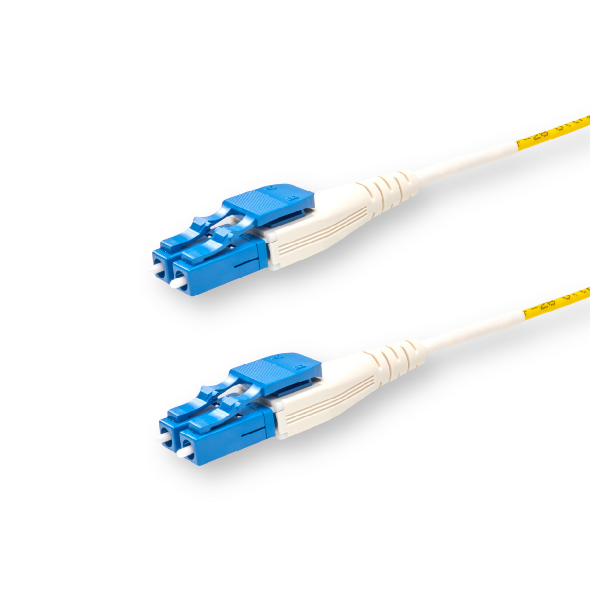 Uniboot Low Loss 0.15dB Single-mode LC/UPC to LC/UPC Fiber Patch Cable | Polarity Switchable | Corning SMF-28 Ultra Fiber | OS1/OS2 Compatible | OFNP Jacket | Speedy Model S Uniboot